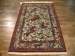 SIL2227 4X5 PERSIAN QUOM RUG