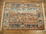 SIL2247 3X4 PERSIAN SILK QUOM RUG