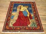 SIL2257 3X5 PERSIAN BAKHTIARI RUG MARY MOTHER OF JESUS