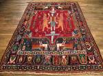 SIL2460 5X8 PERSIAN SHIRAZ RUG