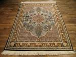 SIL2559 5X7 PERSIAN QUOM RUG