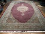 SIL2614 13X20 PERSIAN TABRIZ RUG