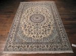 SIL340 7X9 FINE PERSIAN NAIN RUG