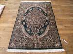 SIL2707 3X4 PERSIAN SILK QUOM RUG