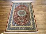 SIL2710 3X5 PERSIAN SILK QUOM RUG