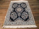 SIL351 4X5 FINE PERSIAN NAIN RUG