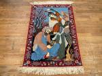 SIL2764 2X4 PERSIAN ISFAHAN PICTORIAL RUG
