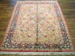 SIL2768 7X9 PURE SILK PERSIAN BIDJAR RUG