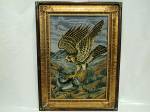 SIL2786 2X3 PICTORIAL FRAME PERSIAN TABRIZ RUG