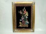 SIL2788 2X4 PICTORIAL FRAME PERSIAN ISFAHAN RUG