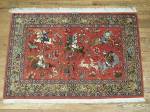 SIL2869 3X5 PERSIAN SILK QUOM RUG