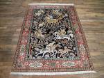 SIL2911 4X5 PERSIAN SILK QUOM RUG