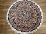 SIL3013 4X4 PERSIAN TABRIZ GONBAD ROUND RUG