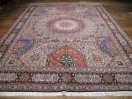 SIL3020 10X13 PERSIAN TABRIZ GONBAD RUG