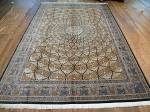 SIL3075 7X10 PERSIAN SILK QUOM RUG