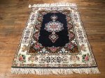 SIL391 4X5 FINE PERSIAN ISFAHAN RUG