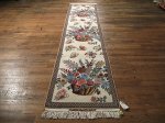 SIL420 2X10 FINE PERSIAN RUNNER ISFAHAN RUG