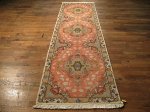 SIL445 3X9 FINE PERSIAN RUNNER TABRIZ RUG