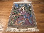 SIL478 2X3 FINE PERSIAN PICTORIAL ISFAHAN RUG