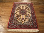 SIL502 3X4 FINE PERSIAN ISFAHAN RUG