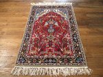 SIL516 2X3 FINE PERSIAN ISFAHAN RUG