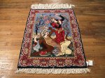 SIL531 3X3 FINE PERSIAN SQUARE ISFAHAN RUG