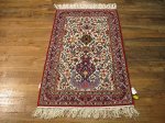 SIL606 3X4 FINE PERSIAN ISFAHAN RUG