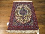 SIL612 2X3 FINE PERSIAN ISFAHAN RUG