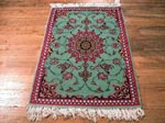 SIL626 3X4 FINE PERSIAN ISFAHAN RUG