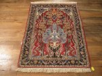 SIL638 3X3 FINE PERSIAN SQUARE ISFAHAN RUG