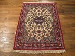 SIL643 3X4 FINE PERSIAN ISFAHAN RUG