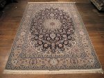 SIL155 9X13 FINE PERSIAN ISFAHAN RUG