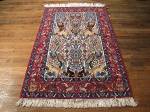 SIL712 4X6 FINE PERSIAN ISFAHAN RUG