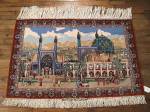 SIL722 3X4 FINE PERSIAN PICTORIAL ISFAHAN RUG