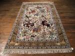 SIL729 5X8 FINE PERSIAN PICTORIAL ISFAHAN RUG