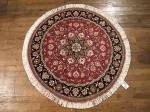 SIL792 4X4 ROUND PERSIAN JAVAD GHALAM TABRIZ RUG