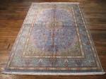 SIL827 5X7 PURE SILK PERSIAN QUOM RUG REZVANI