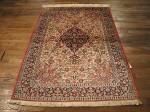 SIL828 3X4 PURE SILK PERSIAN QUOM RUG