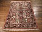 SIL833 3X5 PURE SILK PERSIAN QUOM RUG