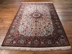 SIL835 5X7 PURE SILK PERSIAN QUOM RUG