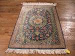 SIL842 2X3 PURE SILK PERSIAN QUOM RUG