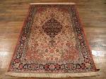 SIL854 3X5 PURE SILK PERSIAN QUM RUG