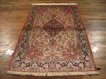 SIL855 3X5 PURE SILK PERSIAN QUOM RUG