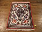 SIL862 2X3 PURE SILK PERSIAN QUOM RUG