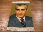 SIL885 2X3 FINE PERSIAN TABRIZ RUG REZA SHAH PORTRAIT