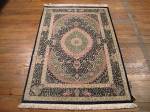 SIL900 3X4 PERSIAN PICTORIAL QUOM RUG