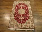 SIL956 3X3 PERSIAN TABRIZ RUG