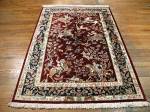 SIL997 3X5 PERSIAN PICTORIAL QUOM RUG