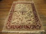 SIL1000 3X5 PERSIAN QUOM RUG