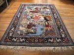 SIL1030 5X8 PERSIAN PICTORIAL ISFAHAN RUG